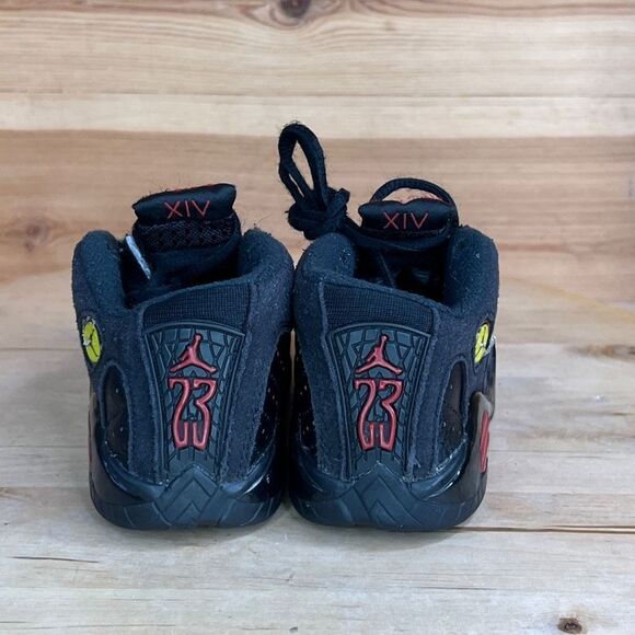 Jordan 14 Retro Last Shot Toddler Athletic Sneaker Shoes Size 7C - Picture 6 of 10